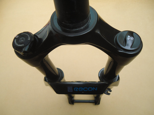 Suspensão Rock Shox Modelo Recon Tk Silver Preto (Usado)
