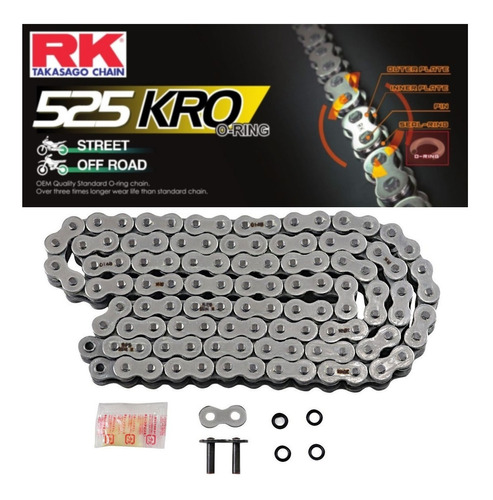 Corrente Rk Kro 525 Retentor Suzuki Srad Gsx-s Gsx-r Gsr 750