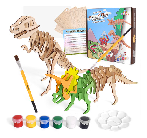 Cooltoys Daring Dinos Paint N' Play - Kit De Modelado 3d Y M