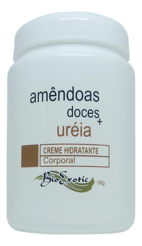 Creme Hidratante Com Ureia Óleo Amêndoas Doces 1kg Bioexotic