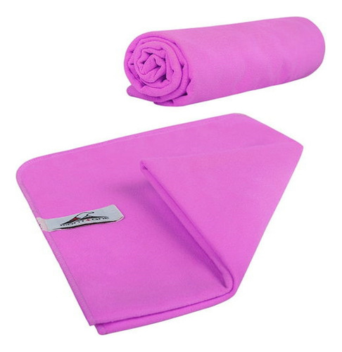 Toallón Montagne Secado Rápido Soft Towel Grande Color Fucsia-magenta Liso