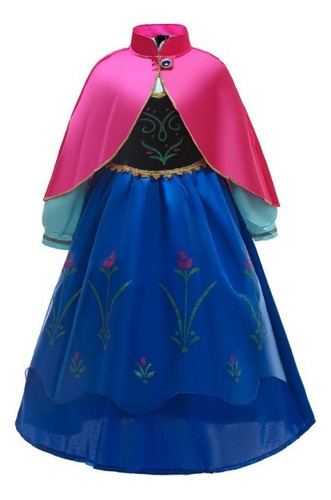 1 Frozen Elsa Vestidos Princesa Anna Disfraz