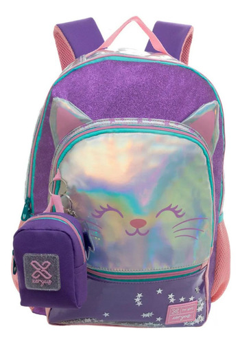 Mochila De Costa Tween Gatinho Juvenil Feminina Xeryus