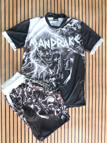 Kit Favela / Quebrada / Mandrake / Camiseta + Bermuda Cod 34