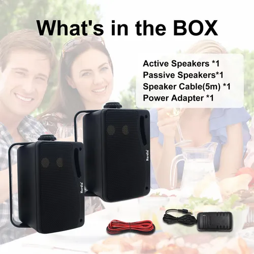 Altavoces Bluetooth 3.5 Pulgadas Impermeables 200 W Para Ext