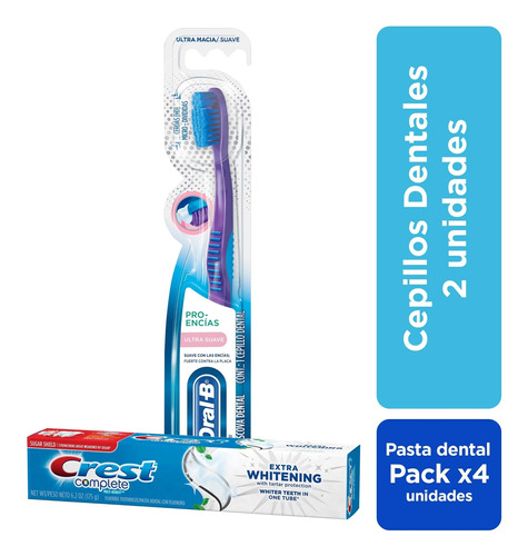 Oral-b Pro-encías Ultra Suave Cepillo Dental 2 Unidades + Cr