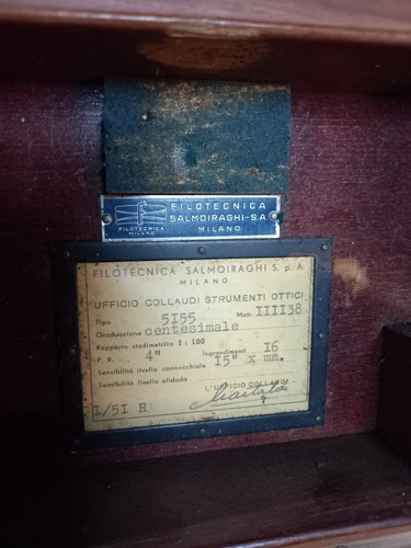 Imagen 8 de 10 de Teodolito Antiguo Italiano Colección Garfio3