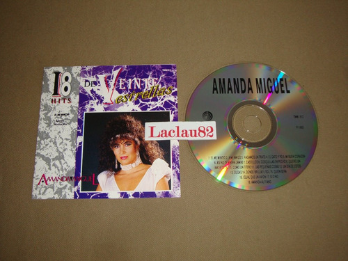 Amanda Miguel 18 Hits De Veinte Estrellas 1993 Melody Cd 1