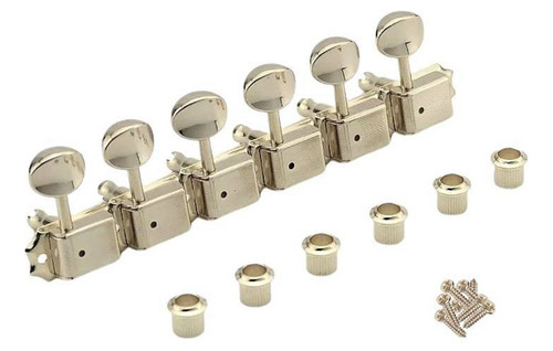 Tarraxa Gotoh 6 Em Linha Vintage Niquel 