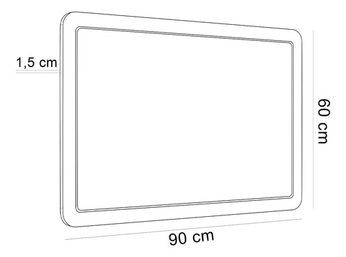Cabeceira Box Solteiro Painel Com Telinha 90cm Moss Hanover