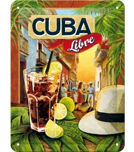 Cartel Nostalgic-art® Cuba Libre