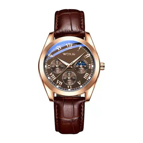 Reloj Cuero Pulsera Vintage Hombre Caballero 