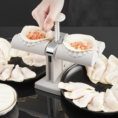 J Molde De Dumpling De Doble Cabeza Diy Burrito Wonton Mold