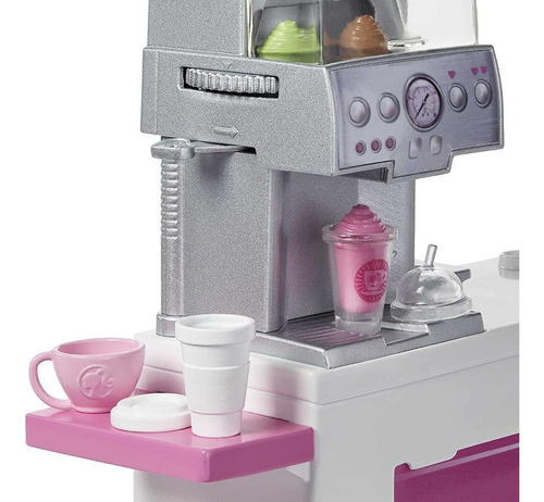 Barbie Cafetería Gmw03 Juego De Muñecas