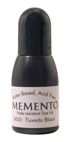 Memento Dye Ink Reinker Tuxedo Black