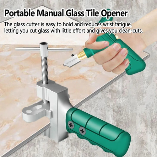 2 Cortador Manual Portátil Diamantado Vidro Cerâmica Granito
