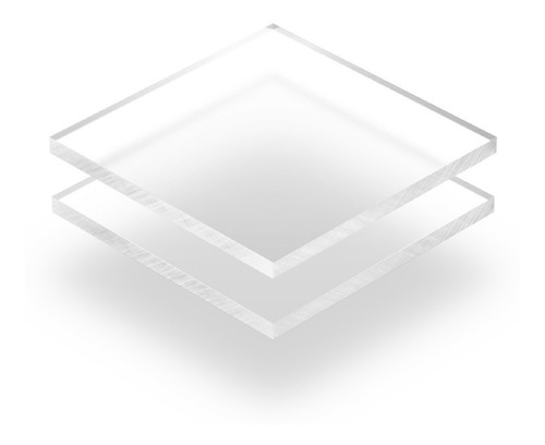 Imagen 2 de 3 de Plancha Acrílico Transparente 2mm 1.22 Mt X 1.22 Mt