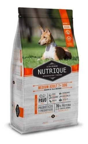 Nutrique Medium Adult 7+ Dog 3 Kg Senior Mediano 7+