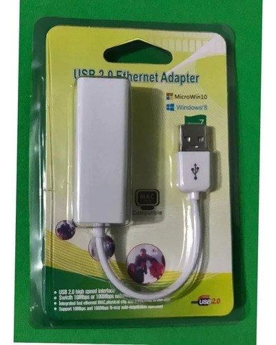 Placa Rede Usb Externa Rj45 Adaptador Lan Ethernet 10/100