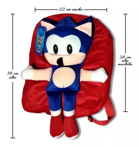 Mochila Peluche de Sonic