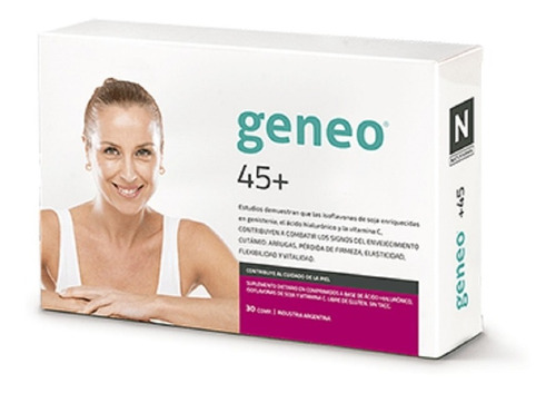 Geneo 45+ Natufarma Antienvejecimiento Ácido Hialurónico X30