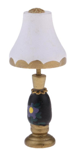 Miniatura Lámpara De Modelo Muebles Dormitorios De Muñeca