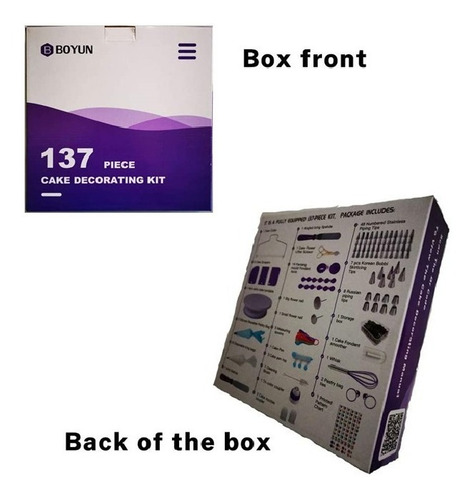 Kit Para Decoracion De Pasteles Juego De 137 Herramientas