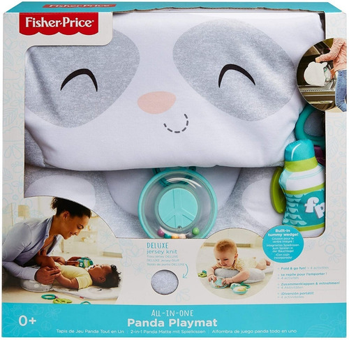 Alfombrilla De Juego. Todo En Uno. Diseño Panda Fisher Price