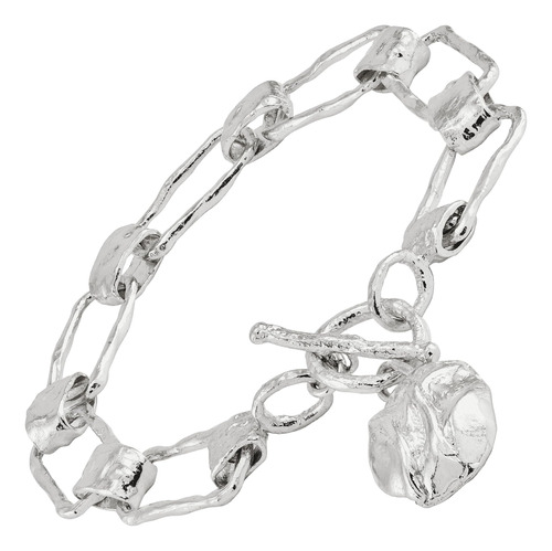 Pulsera De Cadena Silpada Lets Link Up En Plata De Ley, 8