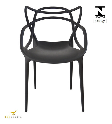 4 Cadeiras Allegra Preto Área Gourmet Lazer Jardim Cozinha