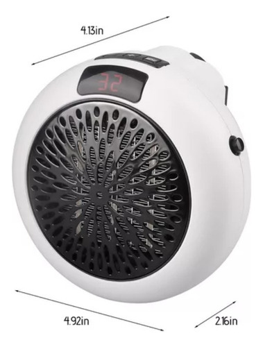 Calentador Eléctrico Portátil Con Control Remoto F Space Hea
