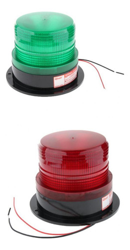 2x 5 Led 12v De Emergência Luz Estroboscópica Para Carro