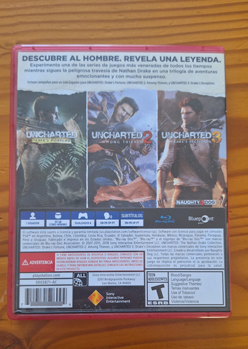 Uncharted The Nathan Drake Collection Ps4 (Usado)