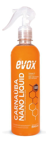 Cera Líquida Carnaúba Nano Liquid 500ml Evox