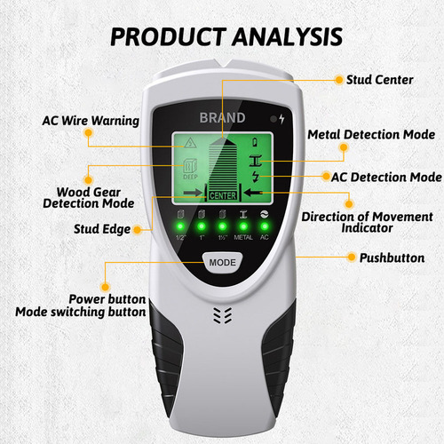 Xf Scanner Parede Detector Metal Viga Fio Tubo Cano Pvc