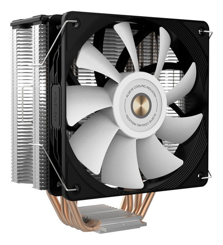 Cooler Para Processador Alseye Neo N120-b, Rgb, 120mm, Preto Led Rgb