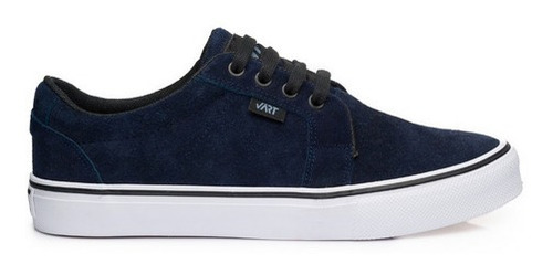 Zapatilla Urbana De Gamuza Usher Hombre Azul - Fira Line