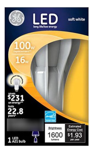 Ge Lighting 13909 Energy-smart Led 16 W, 1600 Lúmenes A21 Fo