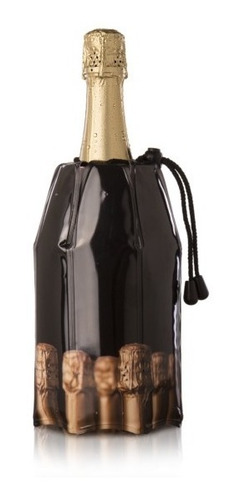 Imagen 2 de 7 de Champagne Accesorio Set Vacu Vin Tapon Abridor + Enfriador