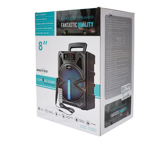 Bafle Amplificado 8 Select Sound Hero Tws Bluetooth 2500w