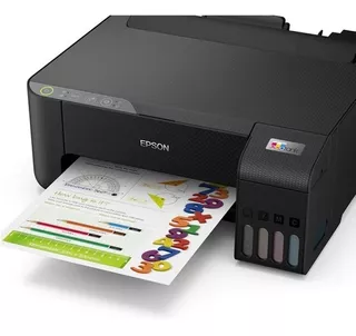 Impresora a color simple función Epson EcoTank L1250 con wifi negra 110V C11CJ71301