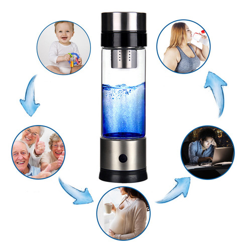 500ml Hidrógeno Generador Rico Filtro De Agua Taza Portátil