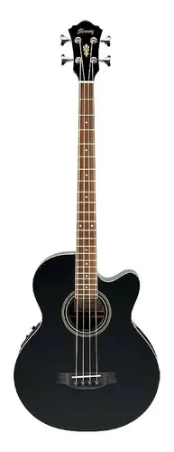 Bajo Electroacústico Ibanez Aeb8e-bk 4 Cuerdas - ¡nuevo!