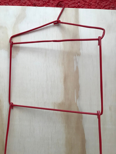 Imagen 2 de 4 de Gancho Blister Cascada Tipo Escalera Pantalon Plegable 5 Pzs