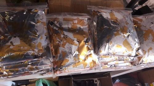 #papel #ventury #picado #metalizado Dorado