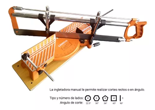 Ingletadora Manual De Precision 550 Mm Cuerpo Metalico