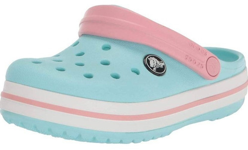 Crocs Crocband Light Blue White Celestes Blancas