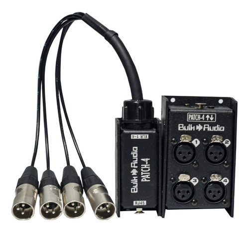 Pachera Audio & Dmx (manguera) 4 Canales - Por Cable Utp