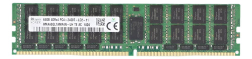 Memoria Servidor 64gb Pc4-19200t Ddr4-2400mhz Ecc Lrdimm