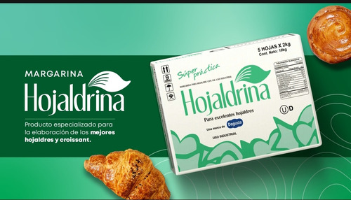 Margarina Hojaldrina Laminada 5x2kg 75% Grasa